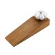 White Crackle Ceramic Melon Wooden Door Stopper